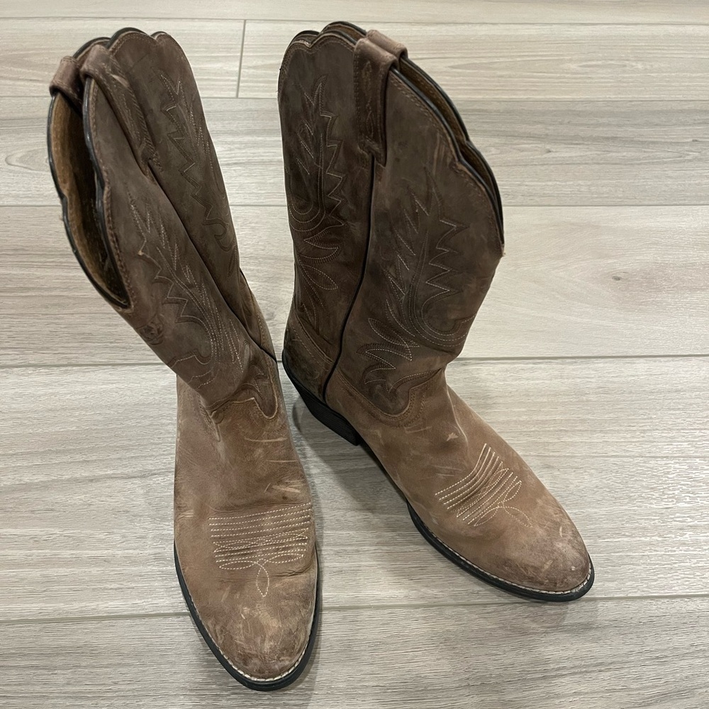 Ariat Heritage Leather Western Cowboy Boots 15725 Size 10B